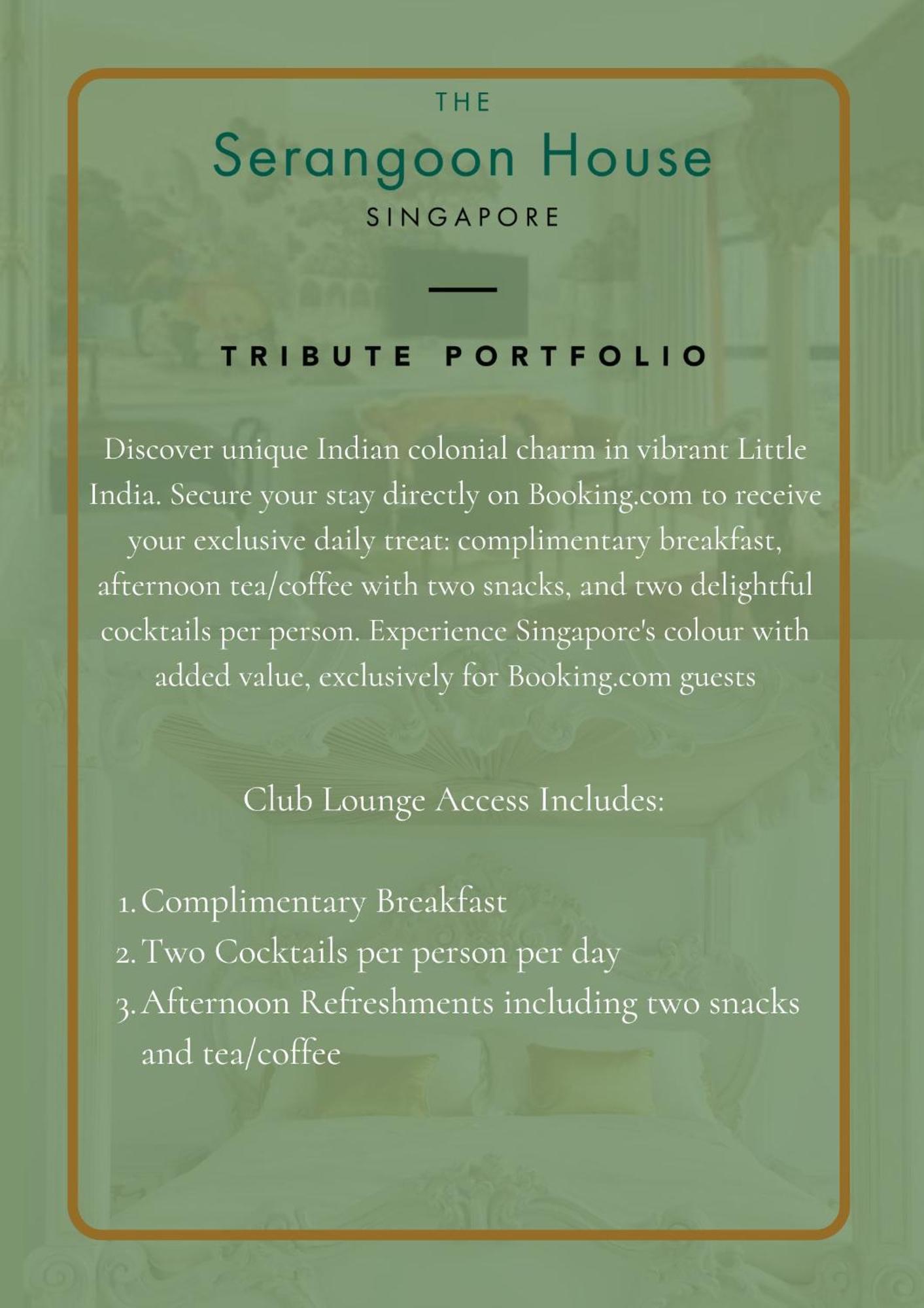 The Serangoon House Little India, Singapore, A Tribute Portfolio 4*